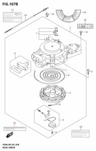 DF9.9B From 00995F-510001 (P03)  2015 drawing RECOIL STARTER (DF9.9BR:P03)