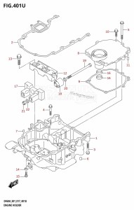 DF60A From 06002F-710001 (E01 E40)  2017 drawing ENGINE HOLDER (DF60AVTH:E40)