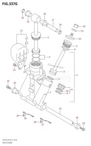 DF250Z From 25003Z-410001 (E03)  2014 drawing TRIM CYLINDER (DF200T:E03:L-TRANSOM)