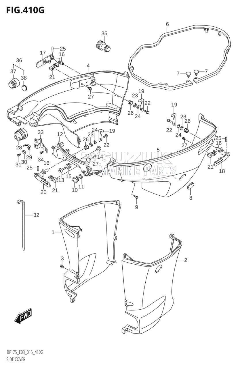 SIDE COVER (DF175Z:E03)