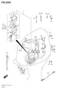 DF150AP From 15003P-810001 (E01 E40)  2018 drawing HARNESS