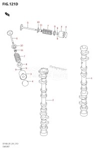 DF140A From 14003F-410001 (E01 E40)  2014 drawing CAMSHAFT (DF115AT:E40)