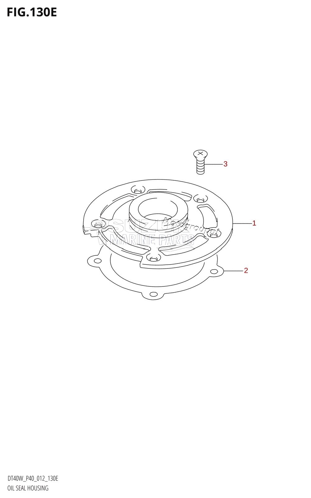 OIL SEAL HOUSING (DT40WK:P40)