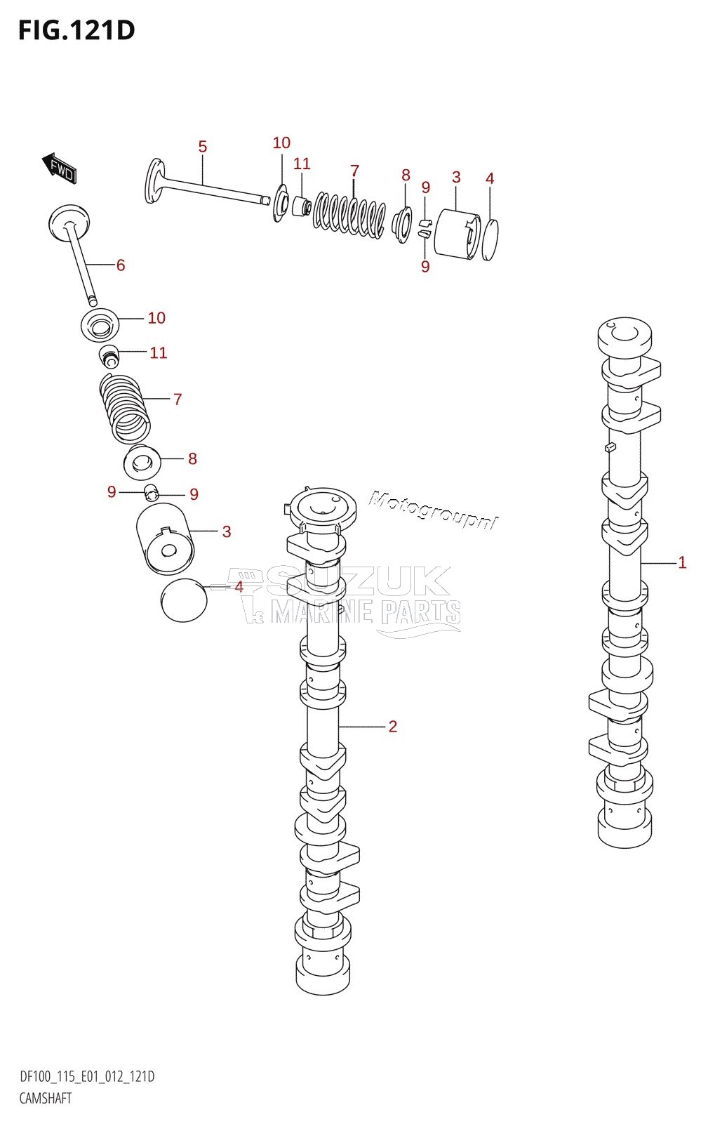 CAMSHAFT (DF115T:E40)