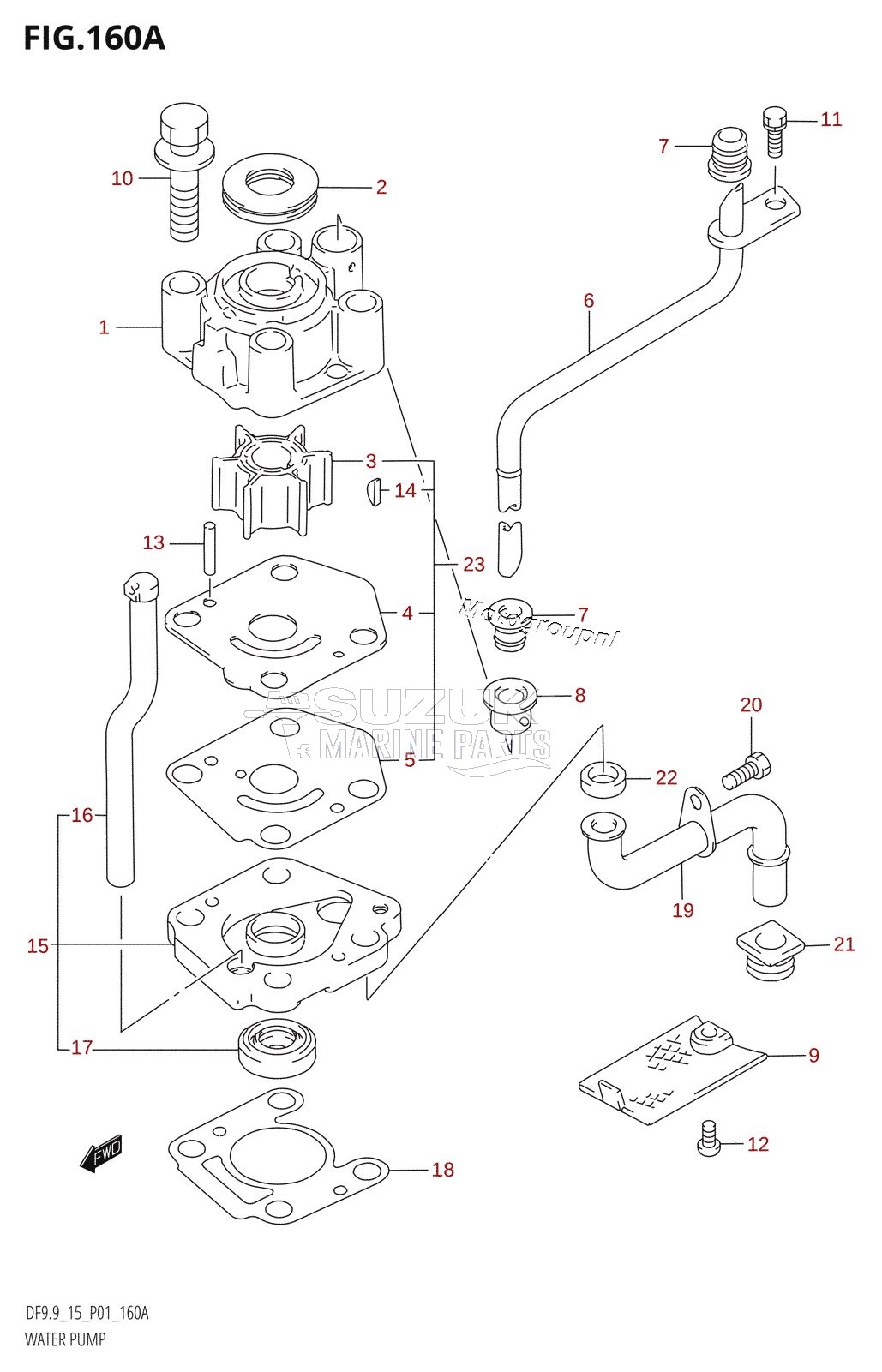 WATER PUMP (K4,K5,K6)