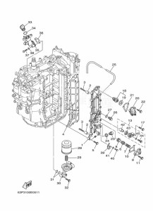 FL150AETX drawing CYLINDER-AND-CRANKCASE-3