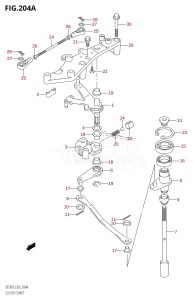 DF300Z From 30001Z-880001 (E03)  2008 drawing CLUTCH SHAFT