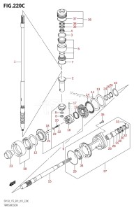 DF150 From 15002F-210001 (E01 E40)  2012 drawing TRANSMISSION (DF150Z:E01)