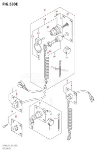 DF70A From 07003F-310001 (E01 E40)  2013 drawing OPT:SWITCH (DF90A:E01)