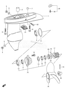 DT5 From 05004-151001 ()  1999 drawing GEAR CASE