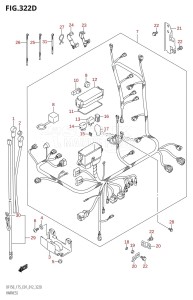 DF175Z From 17502Z-210001 (E01 E40)  2012 drawing HARNESS (DF150Z:E40)