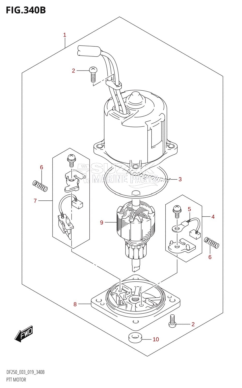 PTT MOTOR (X-TRANSOM,XX-TRANSOM)