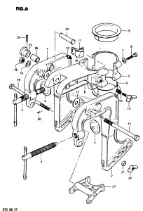 DT2 From 0201-300001 ()  1978 drawing CLAMP BRACKET