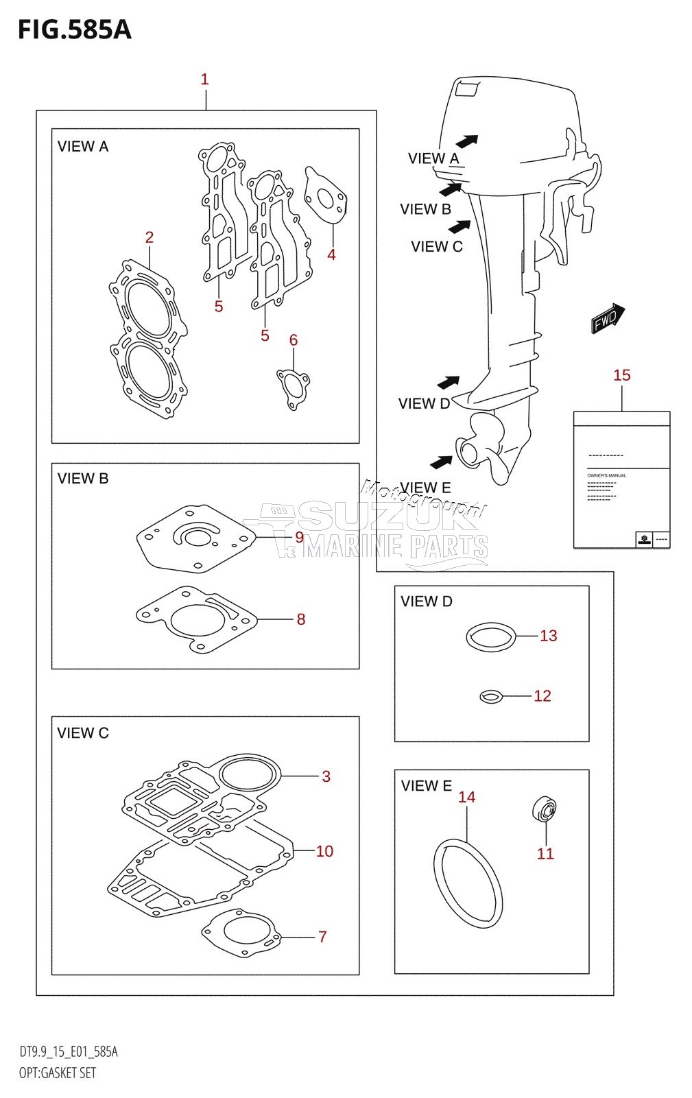 OPT:GASKET SET