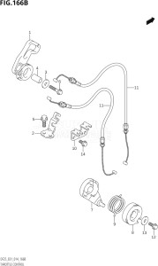 02503F-410001 (2014) 25hp E01-Gen. Export 1 (DF25  DF25A  DF25AT  DF25ATH  DF25Q  DF25R) DF25 drawing THROTTLE CONTROL (DF25R:E01)