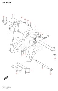 DF115AST From 11504F-040001 (E03)  2020 drawing CLAMP BRACKET (DF115AST:E03)