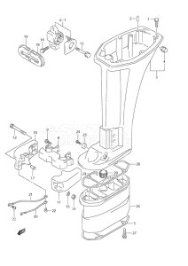 DF 9.9 drawing Driveshaft Housing