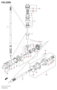 DF150 From 15002F-410001 (E01 E40)  2014 drawing TRANSMISSION (DF150TG:E40)