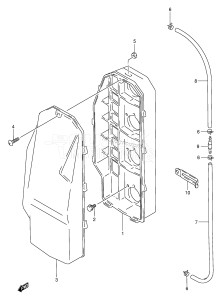 DT140 From 14002-581001 ()  1995 drawing SILENCER CASE (PLASTIC) (*)