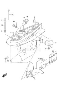 DF 150 drawing Gear Case