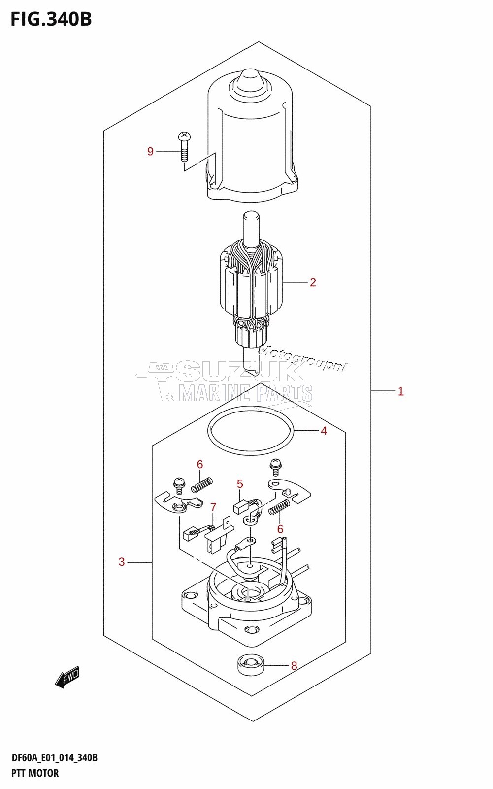 PTT MOTOR (DF40ATH:E01)