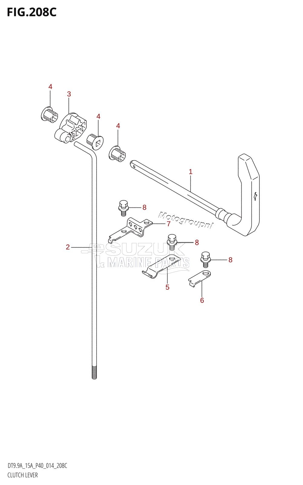 CLUTCH LEVER (DT9.9AK:P36)