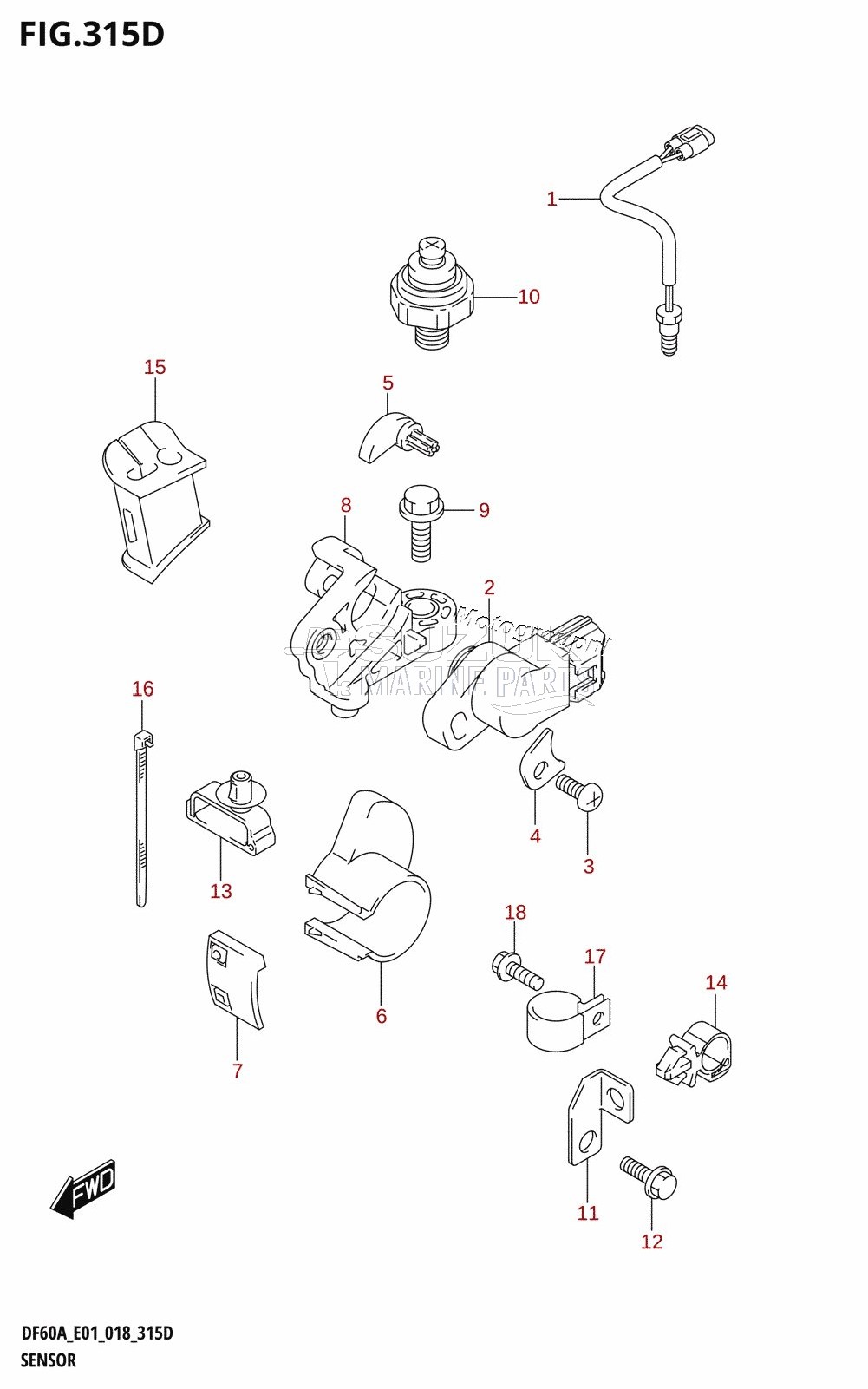 SENSOR (DF60AVT,DF60AVTH)