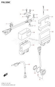 DF150AZ From 15003Z-240001 (E11 E40)  2022 drawing PTT SWITCH /​ ENGINE CONTROL UNIT (DF150AT,DF150AZ,DF150AS)