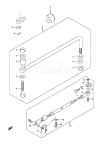 Outboard DF 50 drawing Drag Link