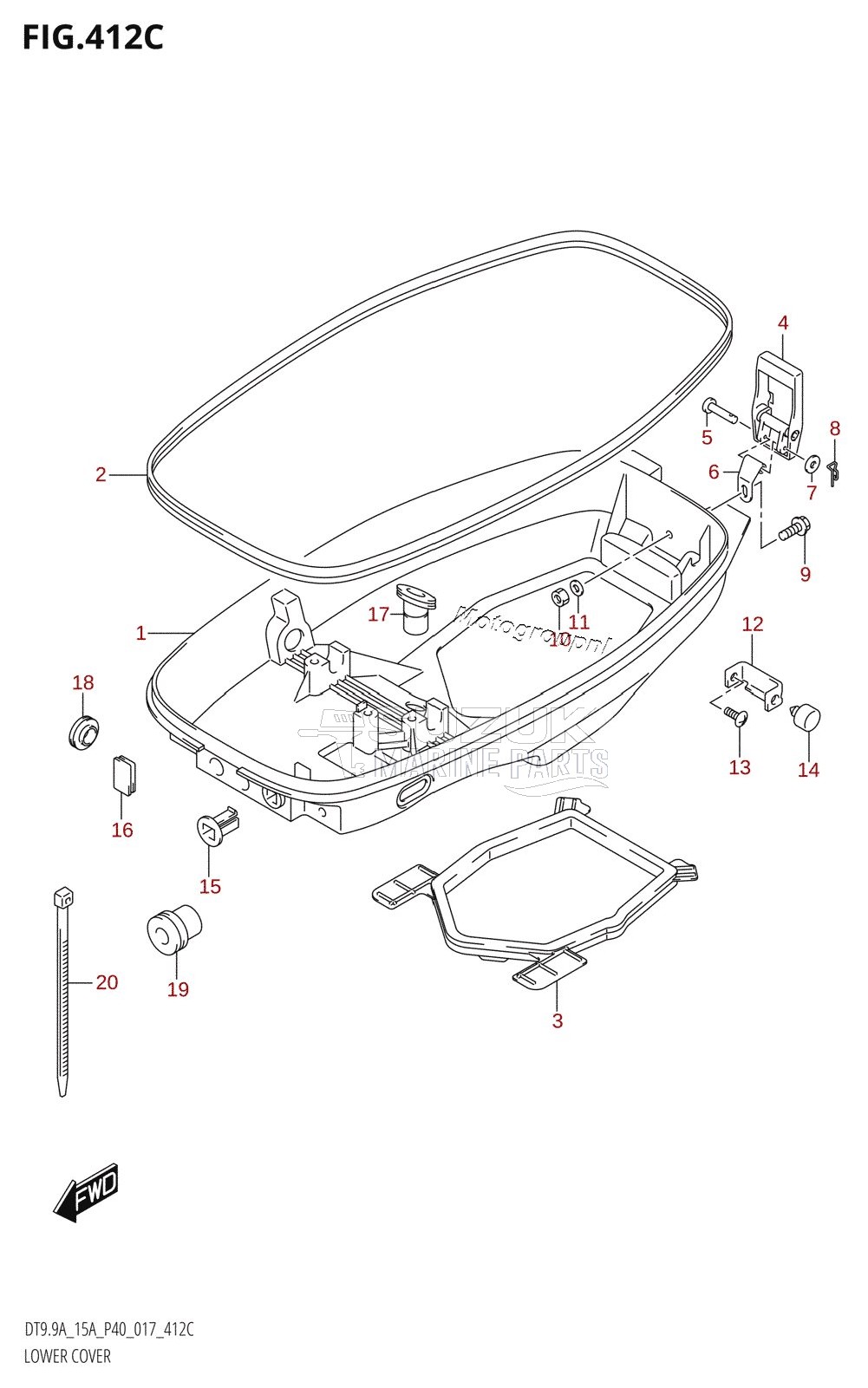 LOWER COVER (DT9.9A:P81)