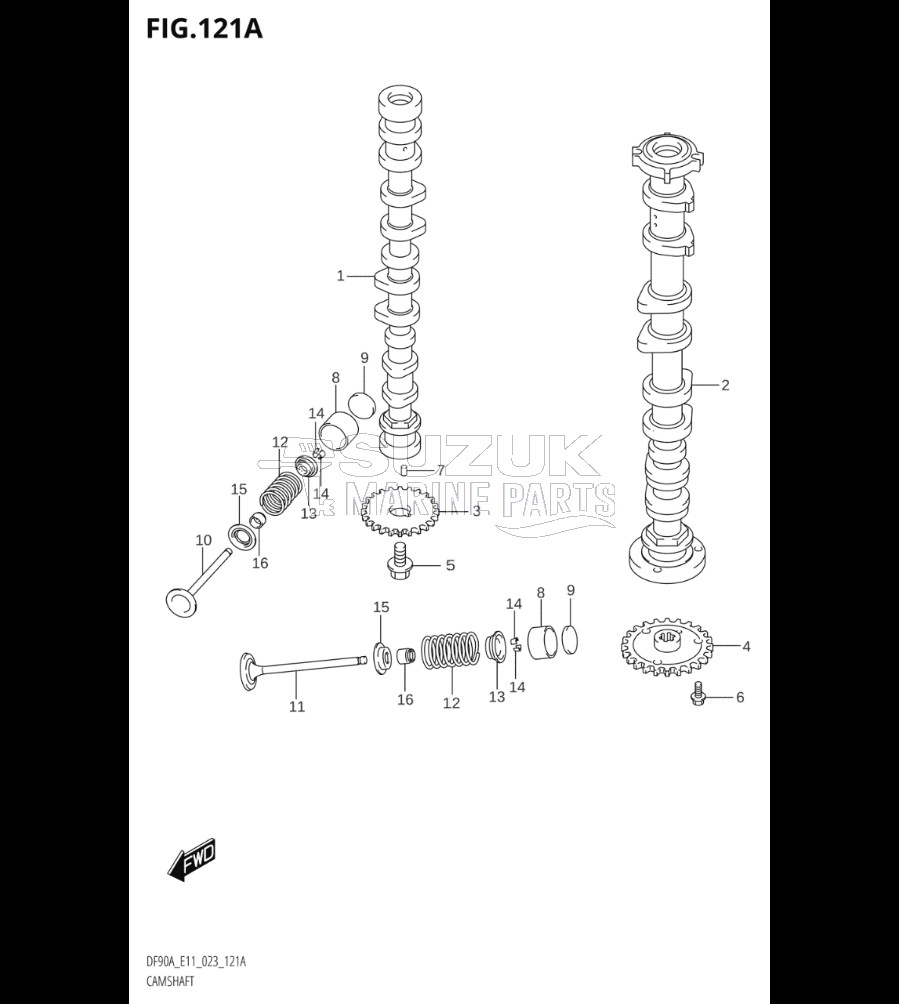 CAMSHAFT (DF70A,DF70ATH)