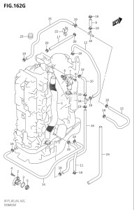 15002Z-610001 (2016) 150hp E03-USA (DF150Z) DF150Z drawing THERMOSTAT (DF175Z:E03)