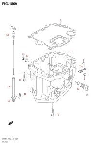 DF140 From 14001F-510001 (E03)  2005 drawing OIL PAN