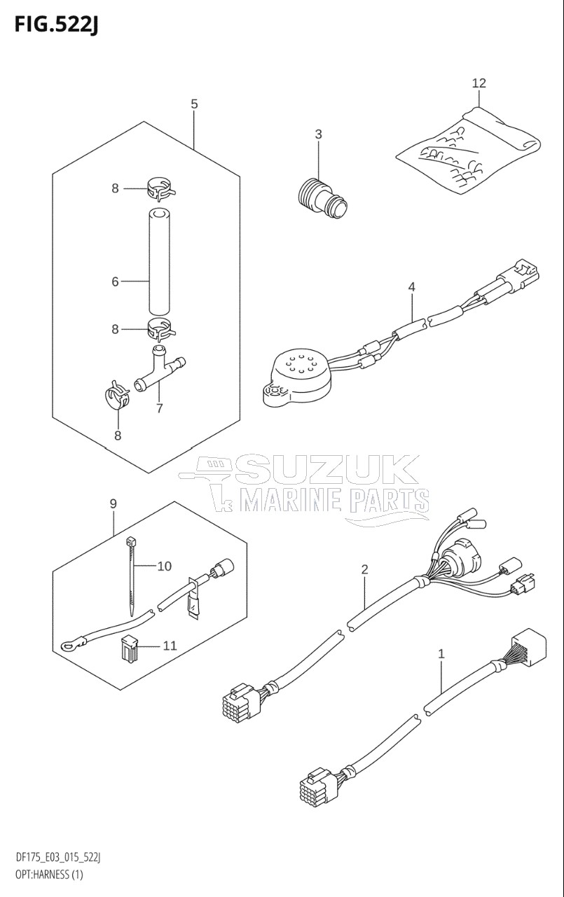 OPT:HARNESS (1) (DF150ST:E03)