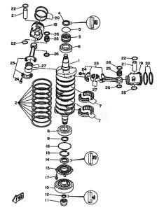 250AETO drawing CRANKSHAFT--PISTON