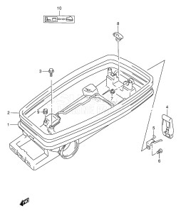 J4 From 00401J-801001 ()  1991 drawing LOWER COVER (DT5Y)