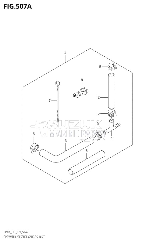 OPT:WATER PRESSURE GAUGE SUB KIT