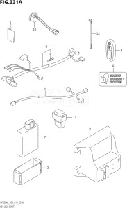 20003P-910001 (2019) 200hp E03-USA (DF200AP) DF200AP drawing KEY LESS START