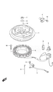 DF 30A drawing Magneto Manual Starter