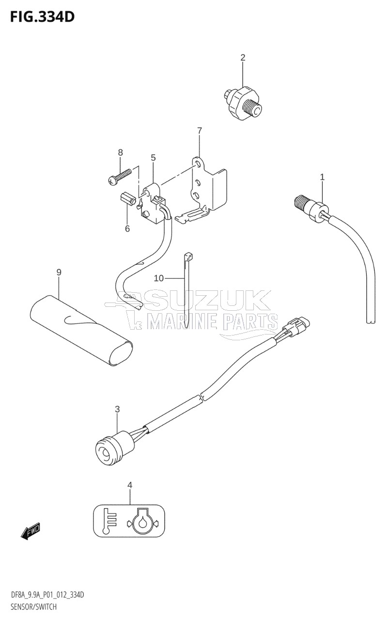 SENSOR / SWITCH (DF9.9AR:P01)