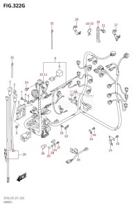 DF200Z From 20002Z-710001 (E01 E40)  2017 drawing HARNESS (DF225Z:E01)