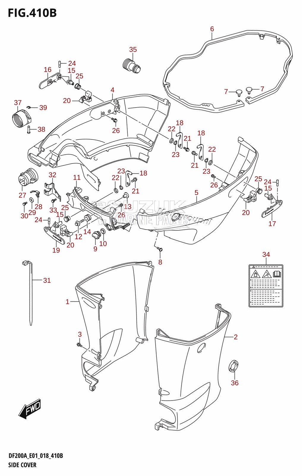 SIDE COVER (DF200AZ)