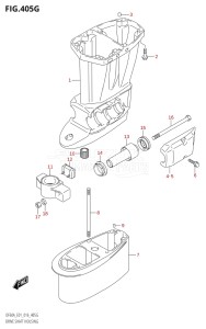 05004F-610001 (2016) 50hp E01-Gen. Export 1 (DF50AVT  DF50AVTH) DF50A drawing DRIVE SHAFT HOUSING (DF60A:E01)