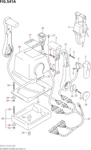 15002Z-010001 (2010) 150hp E01-Gen. Export 1 (DF150ZK10) DF150Z drawing OPT:REMOTE CONTROL ASSY DUAL (1)