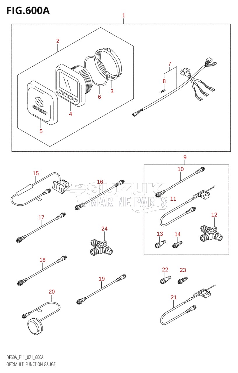 OPT:MULTI FUNCTION GAUGE (SEE NOTE)