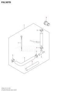 DF80A From 08002F-210001 (E01 E40)  2012 drawing OPT:WATER PRESSURE GAUGE SUB KIT (DF70ATH:E40)