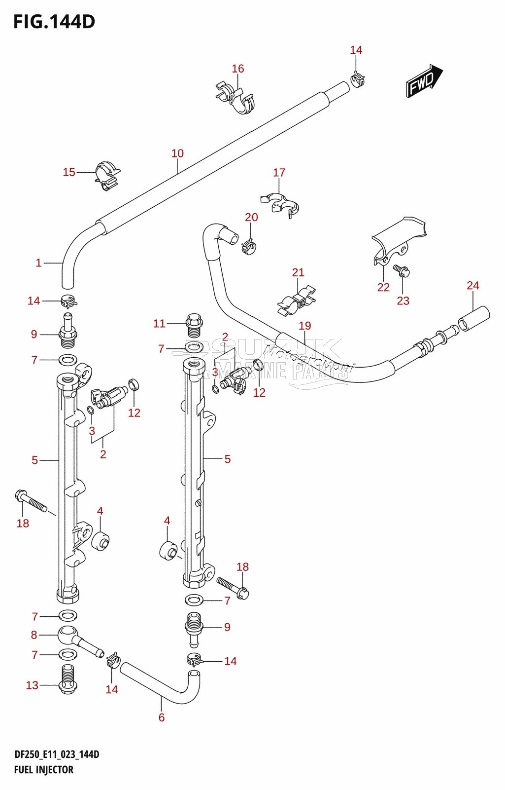 FUEL INJECTOR (E40)