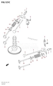 DF25 From 02503F-310001 (E01)  2013 drawing CAMSHAFT (DF25Q:E01)