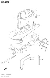 17502Z-310001 (2013) 175hp E03-USA (DF175Z) DF175Z drawing DRIVE SHAFT HOUSING (DF150Z:E03)