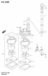 DF200 From 20002F-240001 (E01 E40)  2022 drawing WATER PUMP (E03:(DF225T,DF225Z,DF250T,DF250Z))